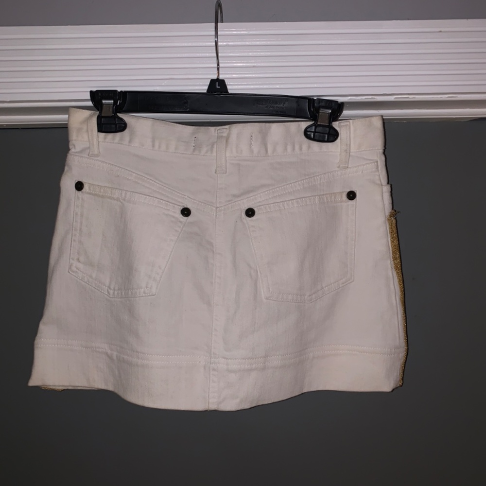 Just Cavalli Roberto Cavalli Embroidered Jean Skirt Small - Picture 3 of 3